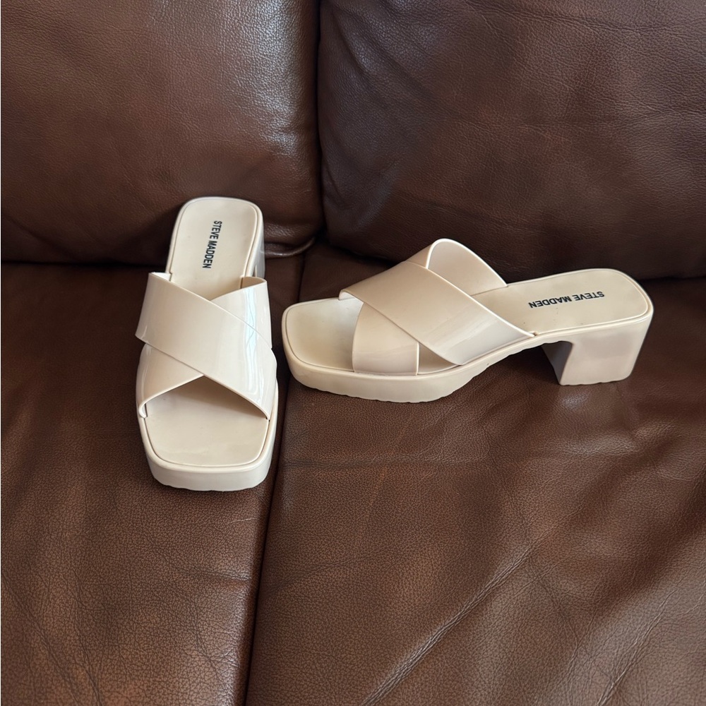 Steve Madden Women's Tan Mules